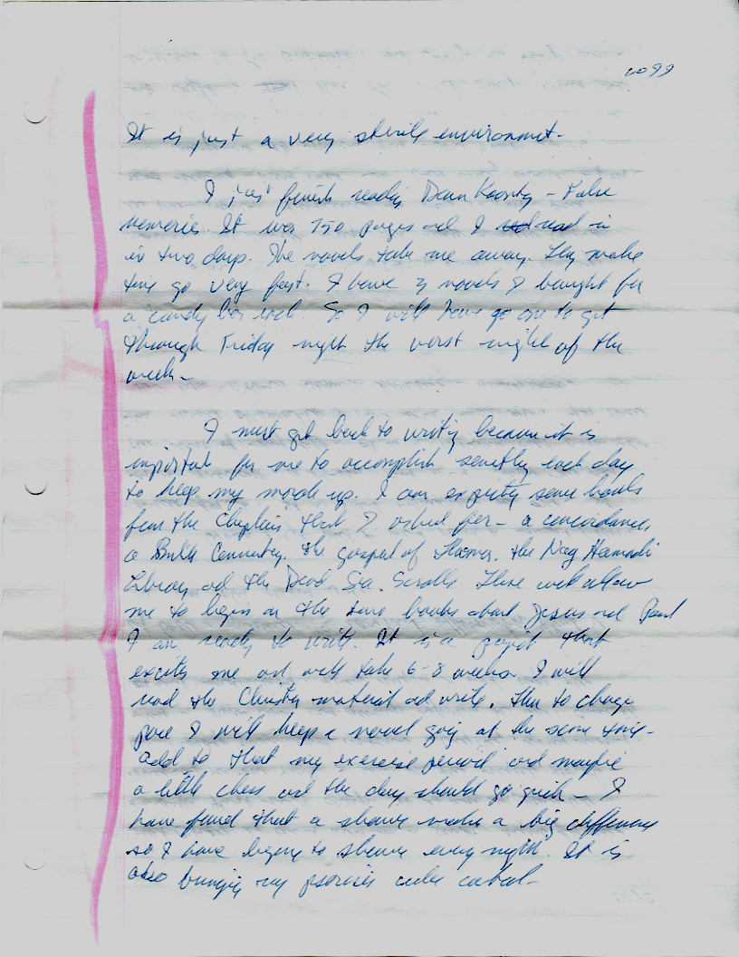 Dr John WorldPeace 2008 Prison Journal